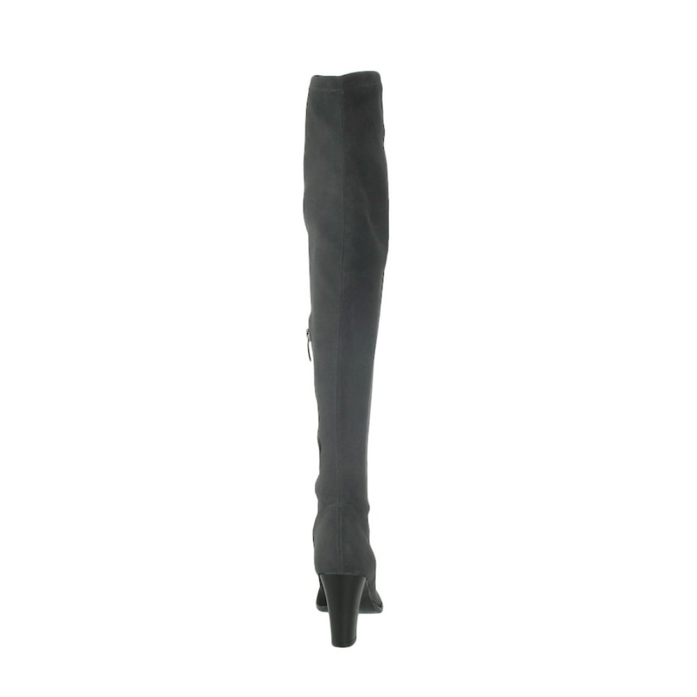 ⭐️HOST PICK⭐️ RAPISARDI RON WHITE Tammy Eco Stretch Ankle-high Boots Grey Suede - Picture 6 of 7